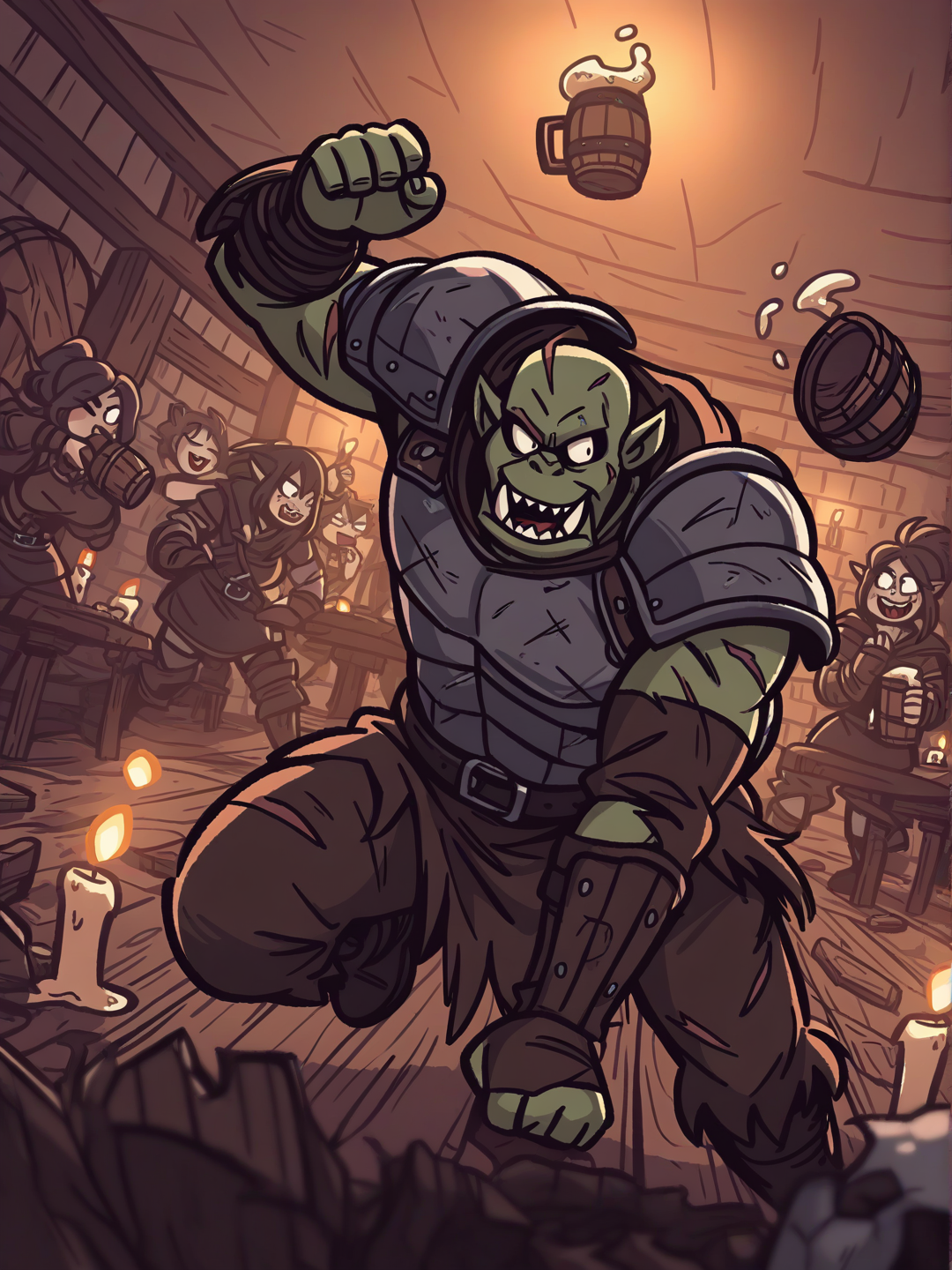 Orc representing the Green